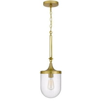 Cal Lighting 60W Ithaca Bubbled Glass Pendant Fixture