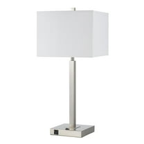 Cal Lighting 60W Metal N/S Lamp With Two Outlets