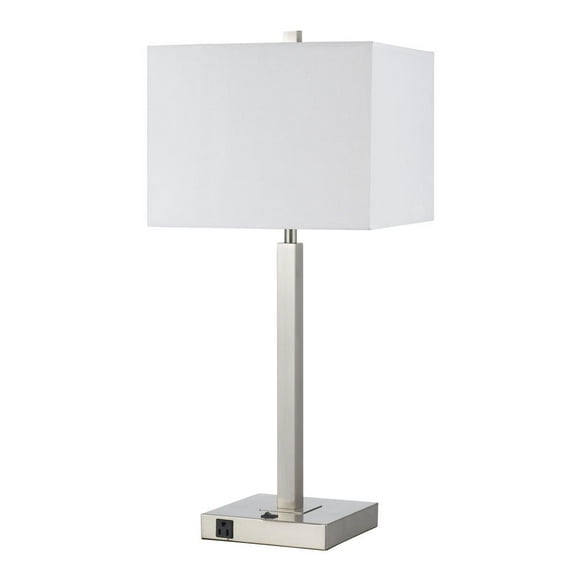 Cal Lighting 60W Metal N/S Lamp With Two Outlets