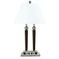 thumbnail image 1 of Cal Lighting, 60W X 2 Metal Desk Lamp With 2 USB And 2 Power Outlets, On Off Rocker Base Switch, 1 of 3