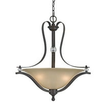 Cal Lighting 60W X 3 Riverton Metal Pendant Fx