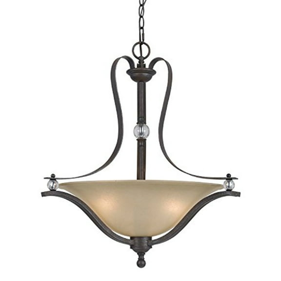 Cal Lighting 60W X 3 Riverton Metal Pendant Fx