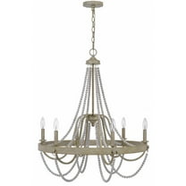 FX-3790-6 Cal Lighting Macon - 6 Light Chandelier In Traditional Style-32 Inches Tall and 28 Inches Wide