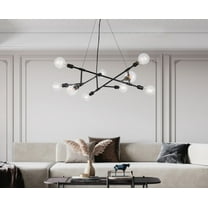 Cal Lighting - Massena - 9 Light Chandelier In Modern Style-12 Inches Tall and