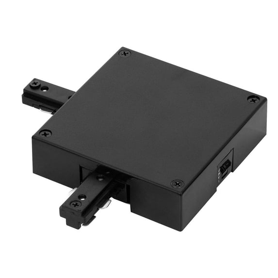Cal Lighting 10 Amp Double Live End Left Metal Current Delimiter in Black