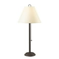 thumbnail image 1 of Cal Lighting Candlestick 12" Durable Metal Table Lamp in Black/Rust, 1 of 2
