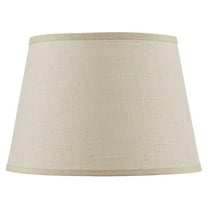 Cal Lighting 8111 Shades 13" Hardback Fabric Lamp Shade in Burlap Beige