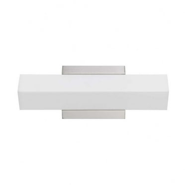 Cal Lighting 8605 LED 13W Metal Dimmable Vanity Light in Brushed Steel Silver