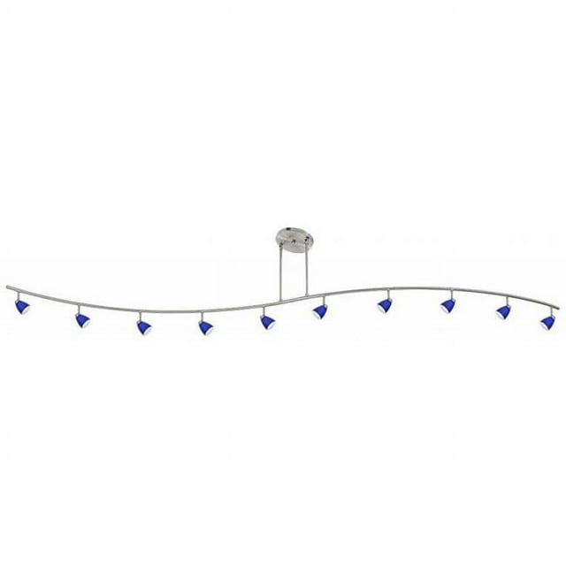 Cal Lighting 954-10-DB-OSA Ten-Light Serpentine Light&#44; Dark Bronze & OSA