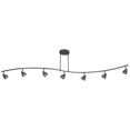 thumbnail image 1 of Cal Lighting 954-77L-DB/MBS Track Lighting with Mesh Brushed Steel Shades, Dark Bronze Finish, 1 of 1