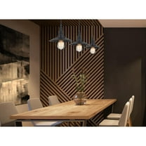 Cal Lighting Allentown 5" 150W Durable Metal Pendant in Dark Bronze