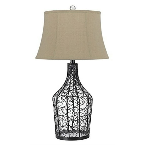 Cal Lighting BO-2458TB One Light Table Lamp