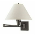 thumbnail image 1 of Cal Lighting 12" Modern Durable Metal Wall Lamp with Swing Arm in Dark Bronze, 1 of 2