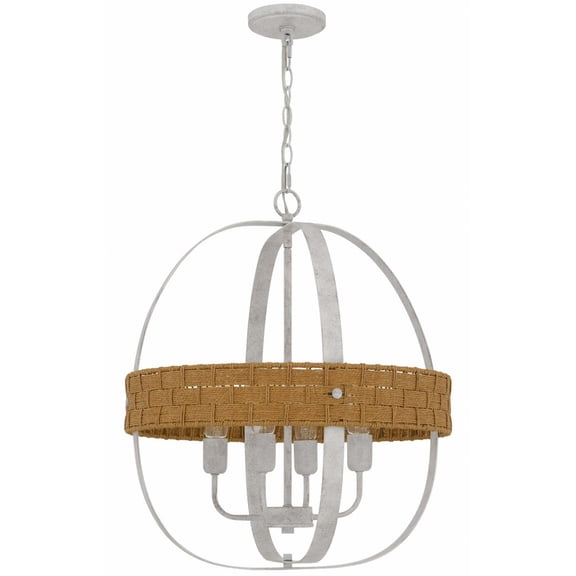 FX-3816-4 Cal Lighting Barton - 4 Light Chandelier In Contemporary Style-24 Inches Tall and 20.5 Inches Wide