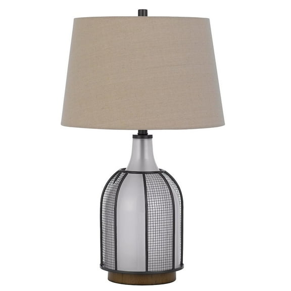 Cal Lighting 100W Morgan Glass Table Lamp