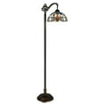 thumbnail image 1 of Cal Lighting 60W Colebridge Downbridge Tiffany Floor Lamp, 1 of 6