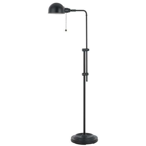 Cal Lighting Croby 10" Transitional Metal Floor Lamp in Oil Rubbed Bronze