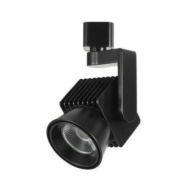 Cal Lighting Dimmable integrated LED12W, 840 Lumen, 80 CRI, 3000K, 3 Wire Track Fixture, HT807BK