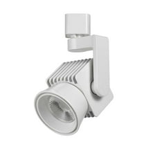 Cal Lighting Dimmable integrated LED12W, 840 Lumen, 80 CRI, 3000K, 3 Wire Track Fixture, HT807WH
