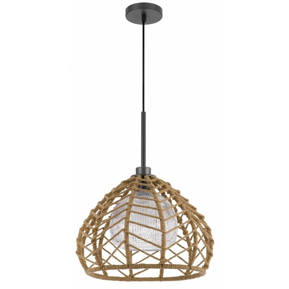 Cal Lighting - Dunn - 1 Light Pendant In Contemporary Style-20.5 Inches Tall and
