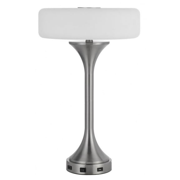 Cal Lighting Espoo 25W X 3 Metal Desk/Table Lamp With Frosted Glass Shade