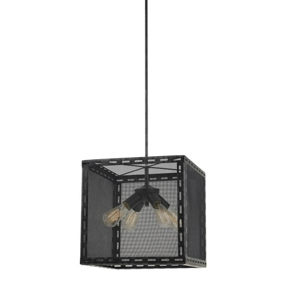 Cal Lighting 60W X 4 Evanston Metal Chandelier (Edison Bulbs Not Included)