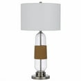 thumbnail image 1 of Cal Lighting 150W 3 Way Everett Bubbled Glass Table Lamp, 1 of 5