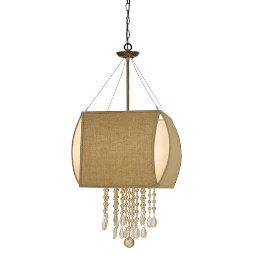 FX-3553/4 Cal Lighting Ark-Four Light Chandelier-38 Inches High