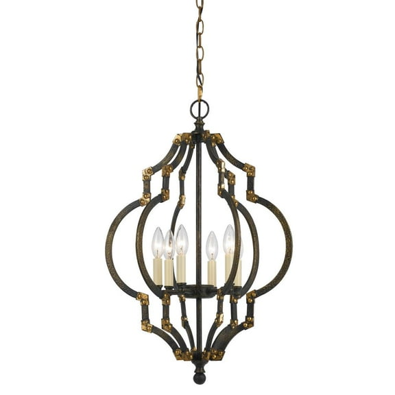 Cal Lighting 40W X 6 Howell Metal Pendant