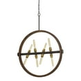 thumbnail image 1 of Cal Lighting 60W X 8 Teramo Wood/Metal Chandelier, 1 of 2