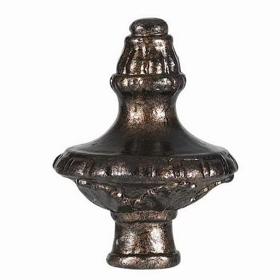 Cal Lighting 2.38" Metal Cast Finial - Rust Finish