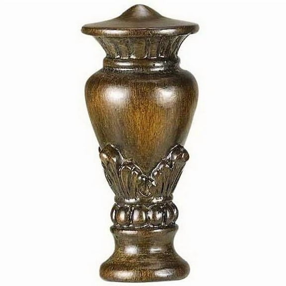 Cal Lighting Resin Finial in Light Wood