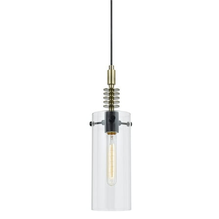 Cal Lighting 60W Glass Pendant Fixture (Edison Bulb Not Included)