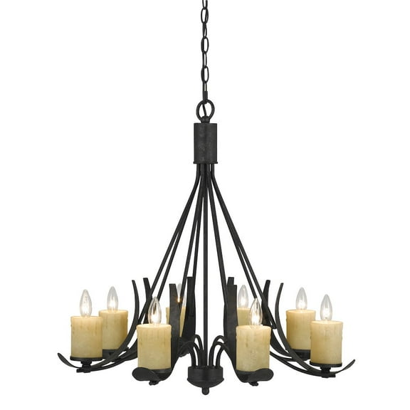 Cal Lighting - Morelis-Eight Light Chandelier-28 Inches High     -Traditional