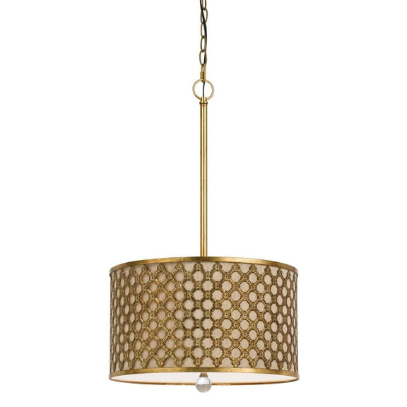 Cal Lighting, 60W X 3 Fairview Metal Pendant