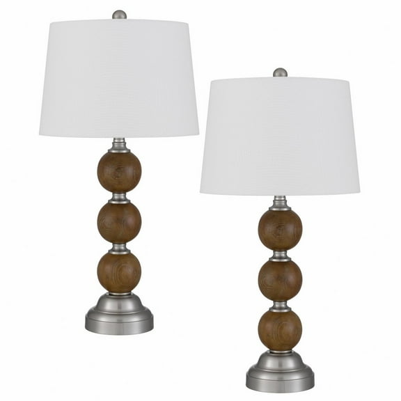 BO-3152TB-2-Cal Lighting-Grange - 1 Light Table Lamp (Set of 2) In Contemporary Style-28.25 Inches Tall and 14 Inches Wide
