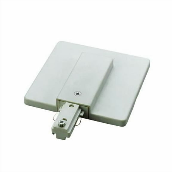 HT-300-WH-Cal Lighting-Live End with Outlet Box Cover-White Finish
