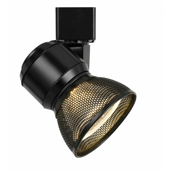Cal Lighting HT-888-LED Metal Track Fixture with Mesh Shade in Black