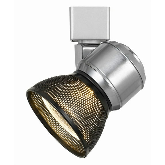 Cal Lighting HT-888-LED Metal Track Fixture with Mesh Shade in Steel/Black