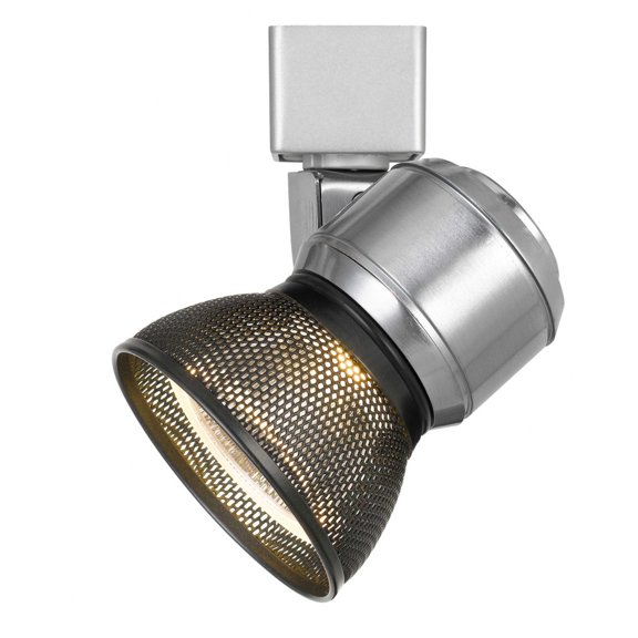 Cal Lighting HT-888-LED Metal Track Fixture with Mesh Shade in Steel/Dark Bronze