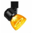 thumbnail image 1 of Cal Lighting HT-888-LED Plastic Track Fixture in Black/Clear Amber Orange, 1 of 2