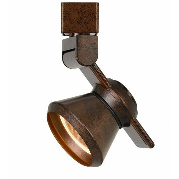 Cal Lighting HT-999-LED Dimmable Metal Track Fixture in Rust Brown