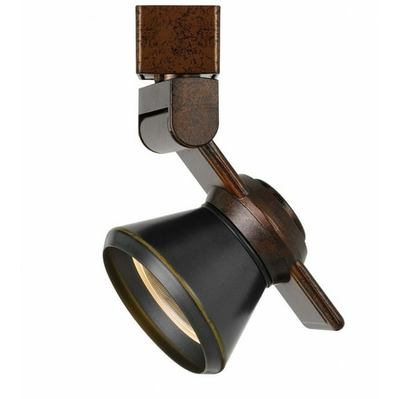 Cal Lighting HT-999-LED Dimmable Metal Track Fixture in Rust/Dark Bronze