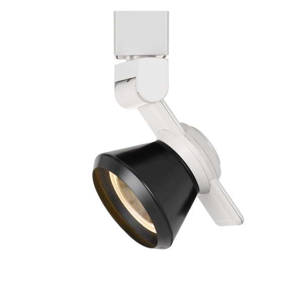 Cal Lighting HT-999-LED Dimmable Metal Track Fixture in White/Cone Black