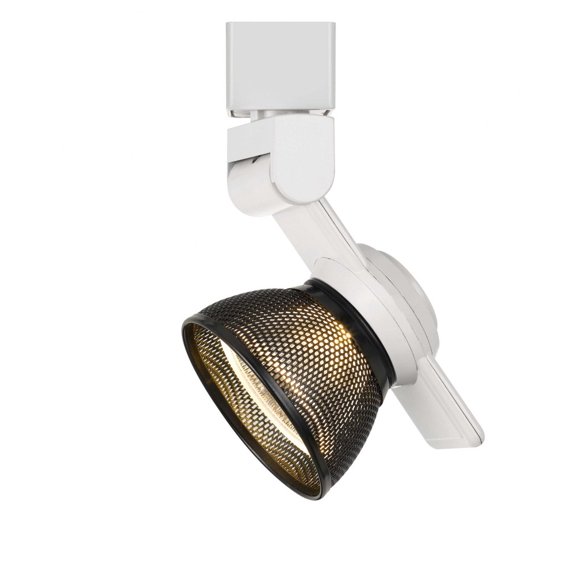 Cal Lighting HT-999-LED Metal Track Fixture with Mesh Shade in White/Black