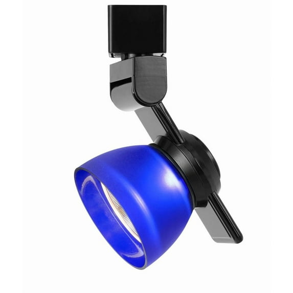 Cal Lighting HT-999-LED Plastic Track Fixture in Black/Frosted Blue