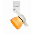 thumbnail image 1 of Cal Lighting HT-999-LED Plastic Track Fixture in White/Frosted Amber Orange, 1 of 3