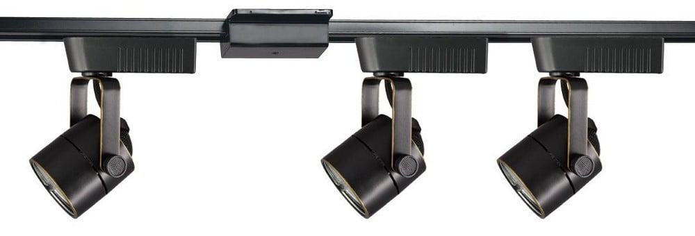 Cal Lighting - HT Series-3 Light Track Head-Dark Bronze Finish - Cal Lighting