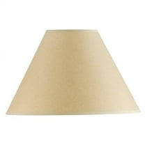 Cal Lighting Coolie 16.3" Modern Hardback Fabric Lamp Shade in Beige