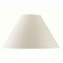 Cal Lighting Coolie 16.6" Durable Hardback Fabric Lamp Shade in Cream